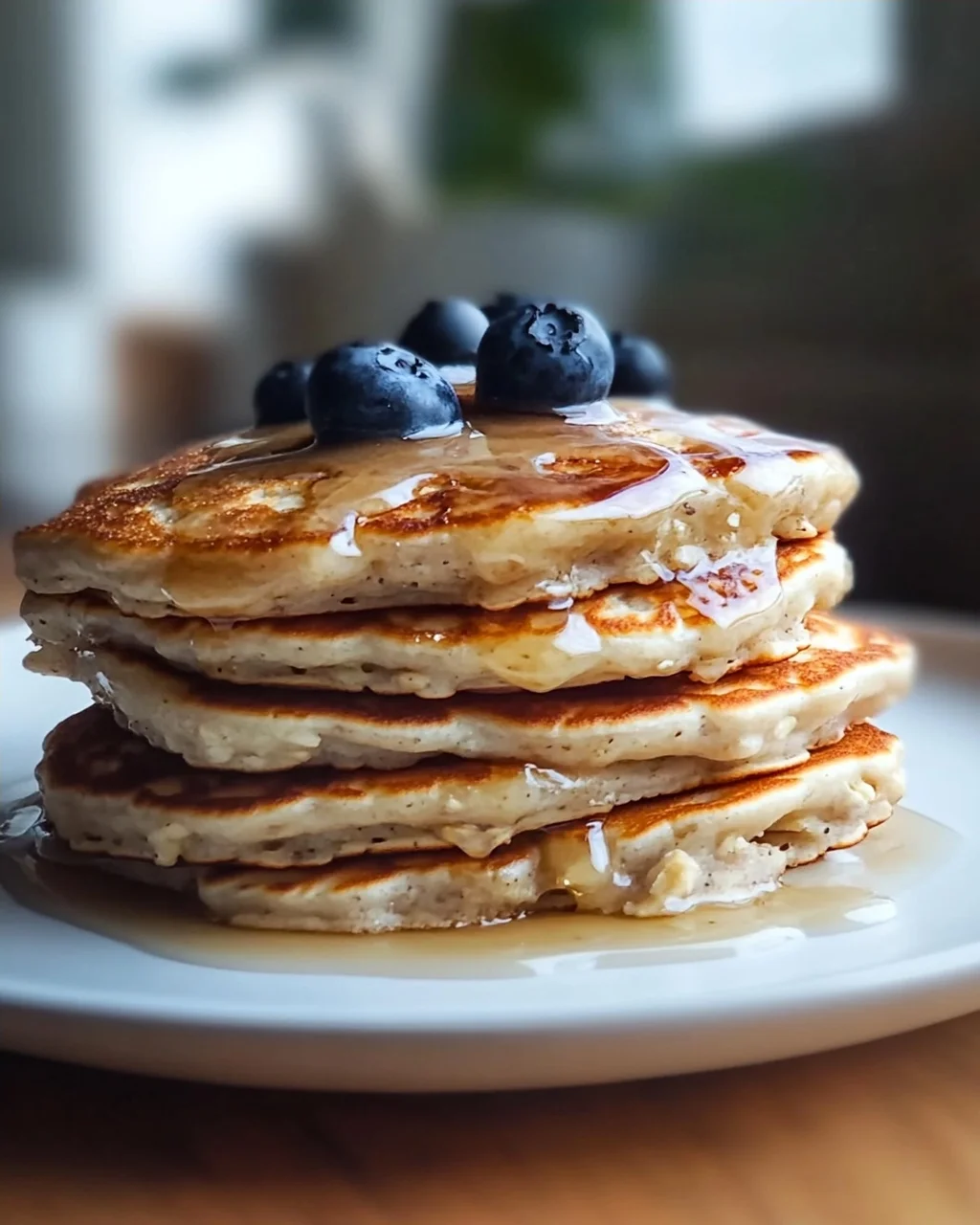 Zuckerfreie Quark Haferflocken Pancakes: Gesund & Einfach