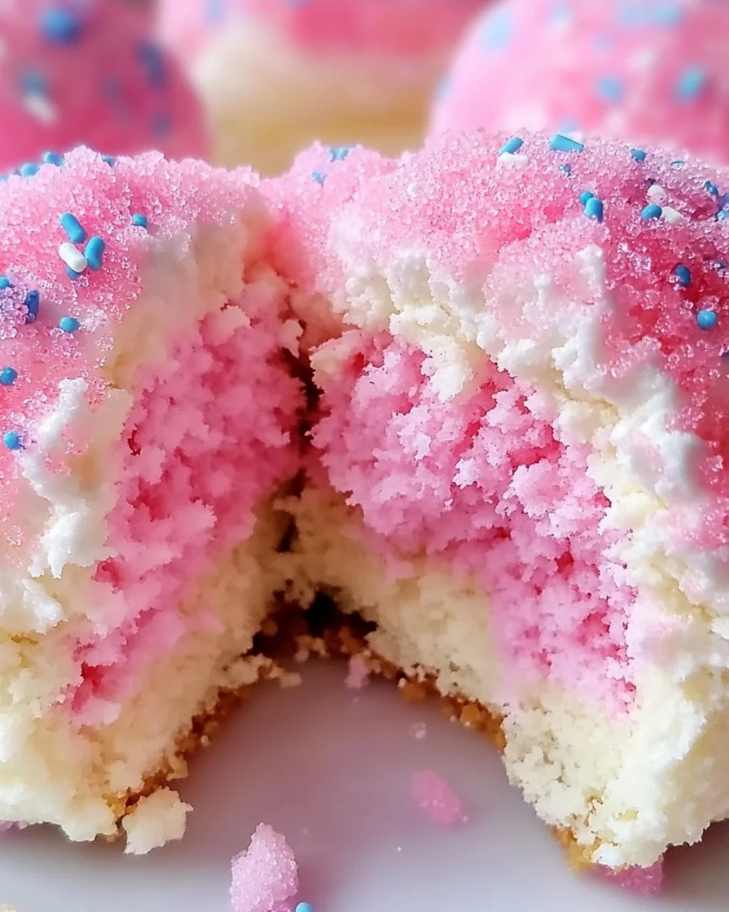 Zuckerwatte Käsekuchen Bomben für Zuhause